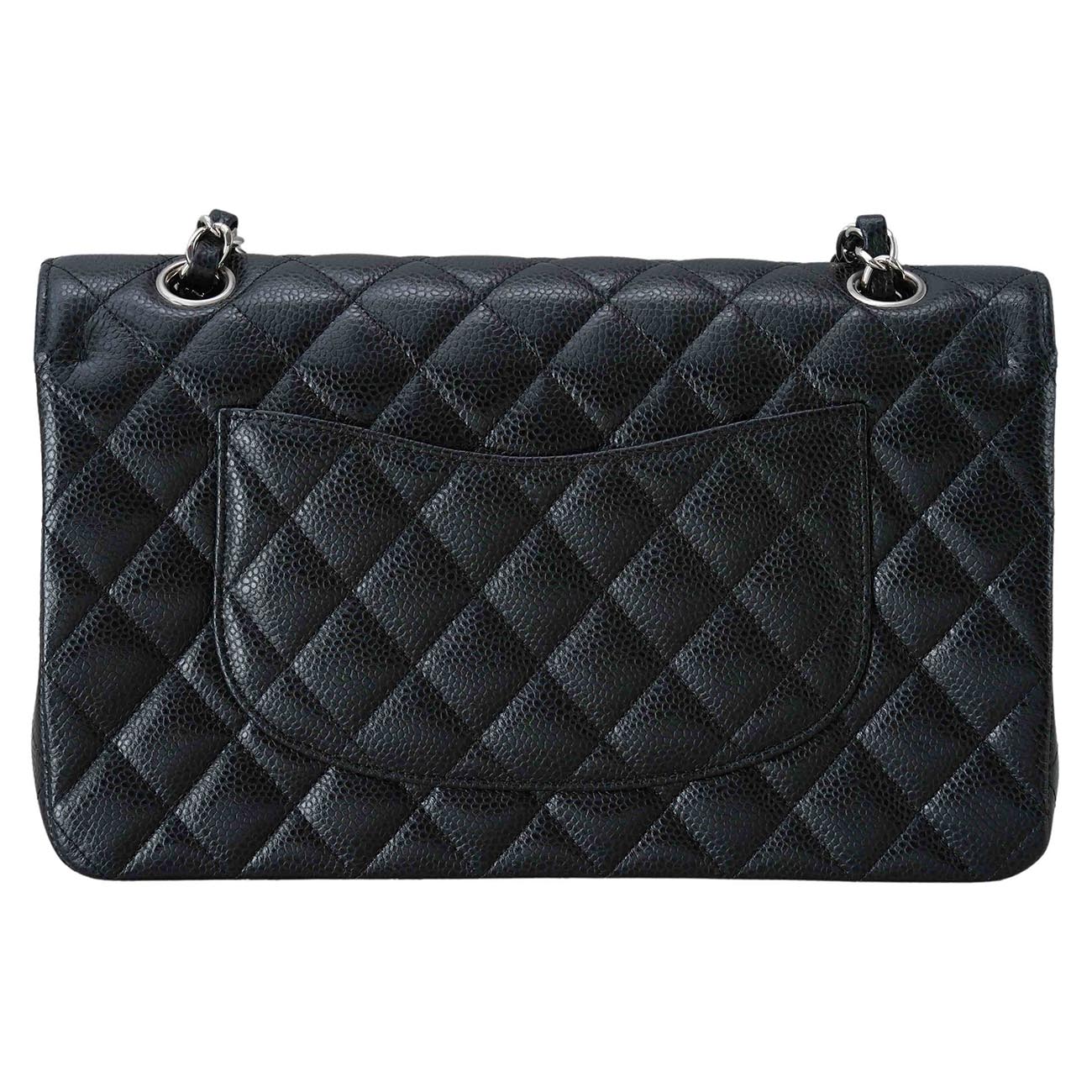 CHANEL(USED)샤넬 A01112 캐비어 클래식 미듐 플랩백
